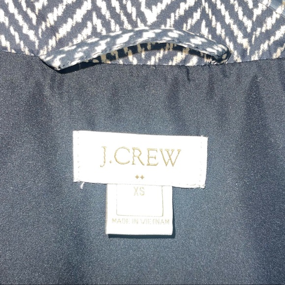 J. Crew Black and White Herringbone Vest - Picture 7 of 9